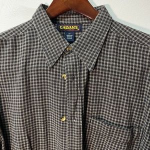 Navy Cotton flannel shirt - Galyan's - L(T)